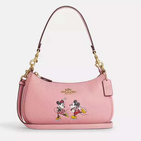 Coach Disney X Coach Teri Shoulder Bag With Ice Skate Motif - Picture 4 of 5